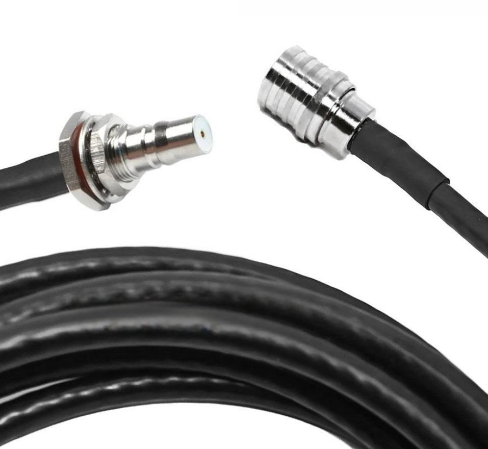 QMA公头和QMA母头接RG58/LMR195/RG223/LMR240/LMR400电缆组件